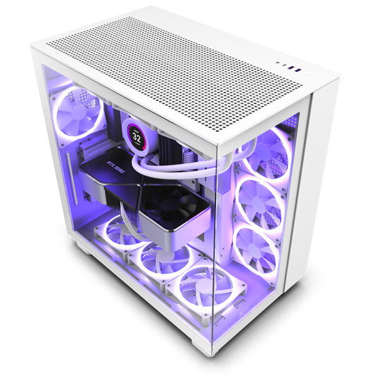 All White RGB Gaming PC